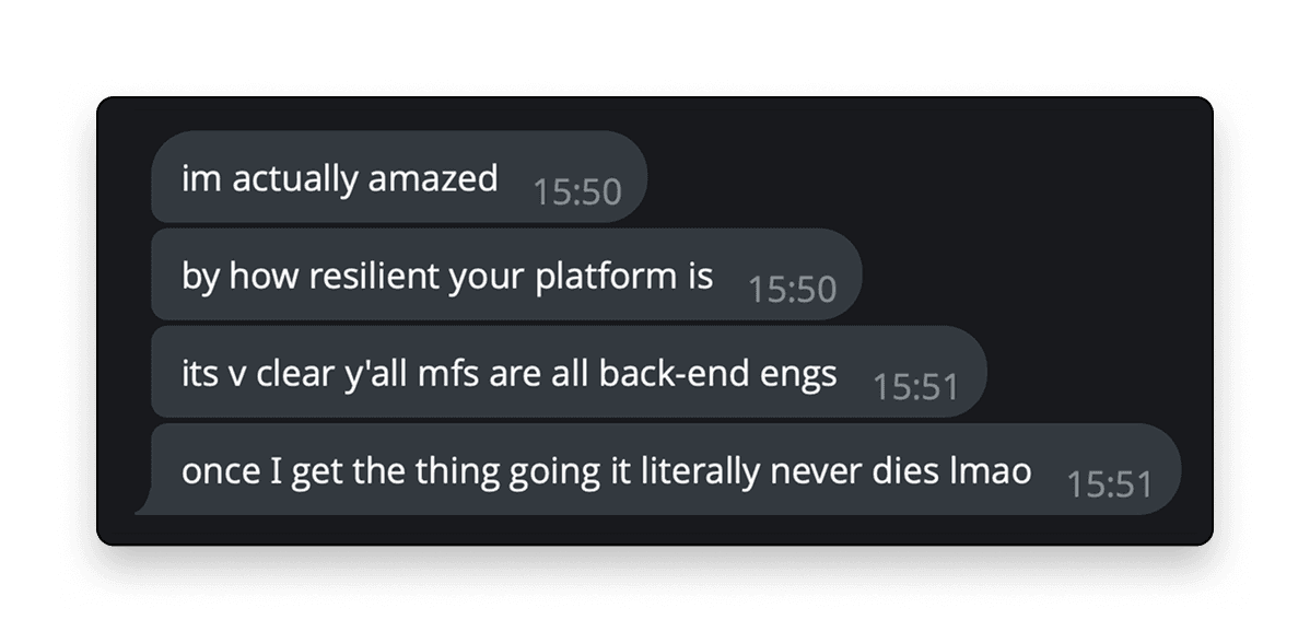 A very nice message