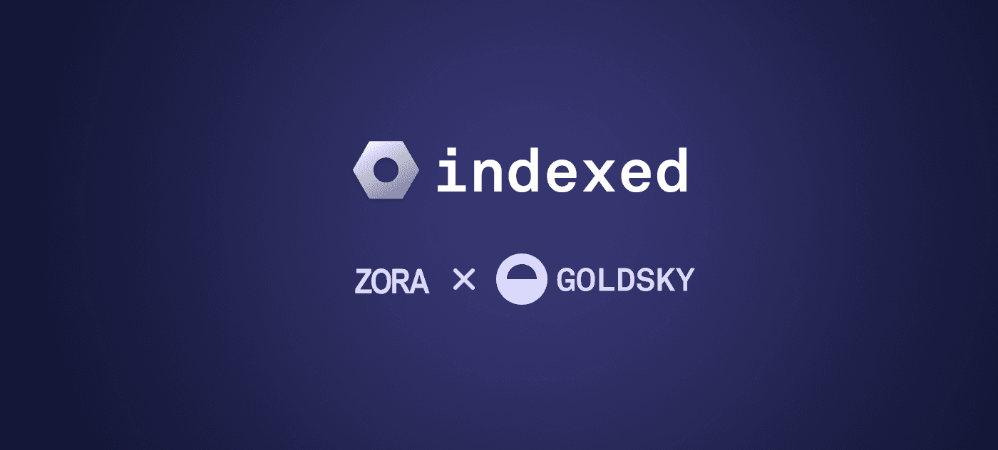 Announcing: Indexed.xyz support for Zora Network cover image