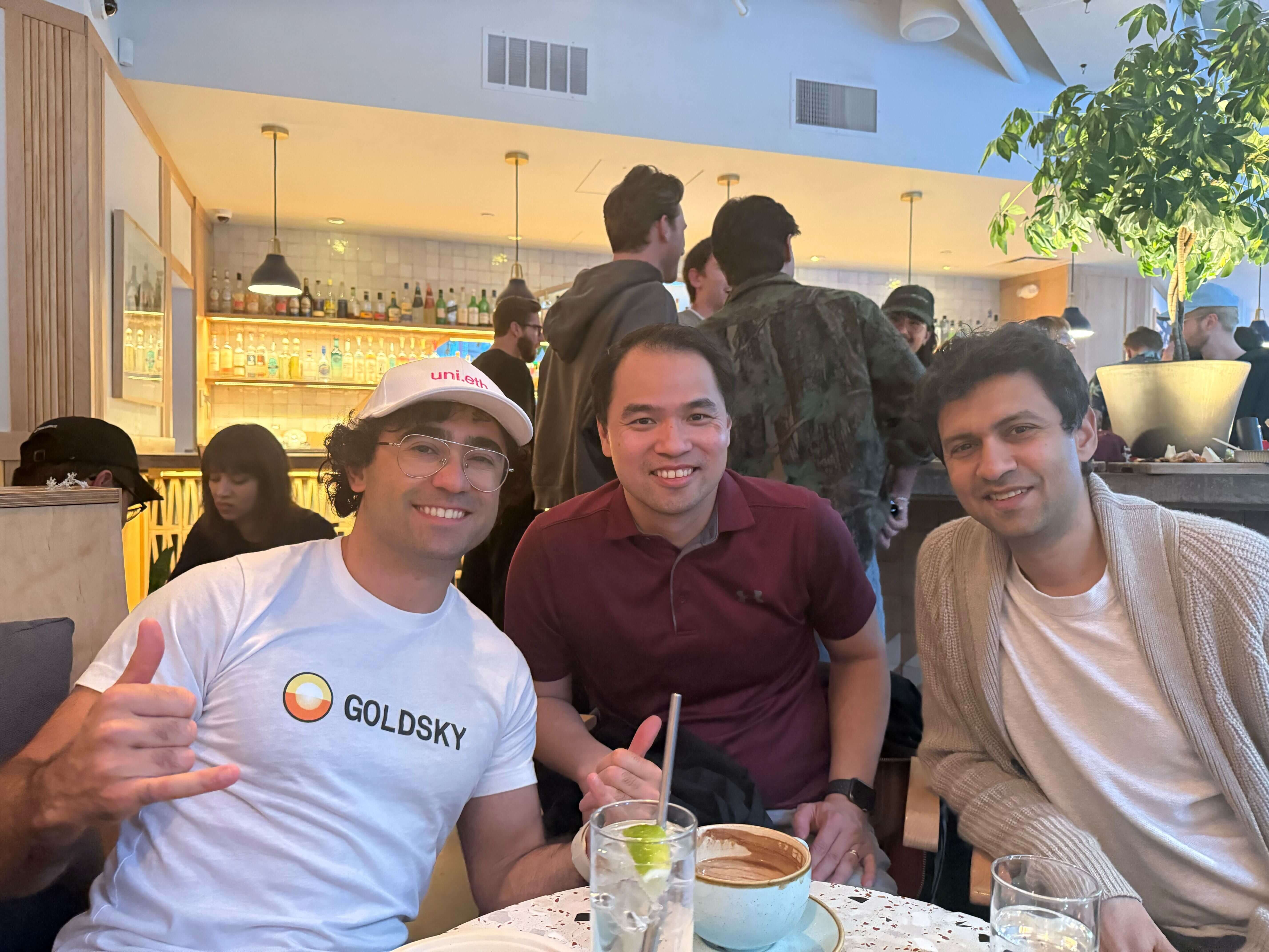 Meeting up with Proof of Play's Amitt Mahajan and Vinh Trinh